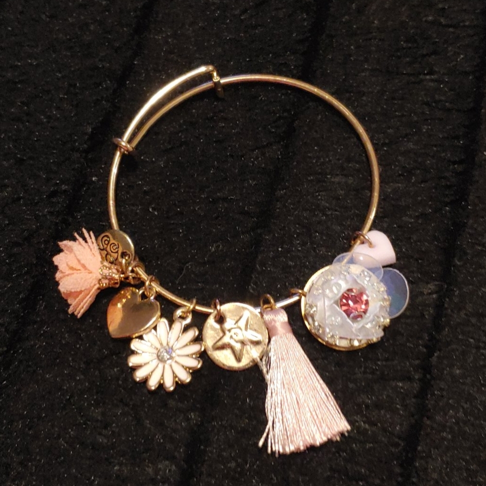 Girls Pink Charm Braclet - Lana Bracelet